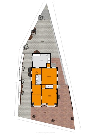 Floorplan - Noordeinde 77a, 2371 CN Roelofarendsveen